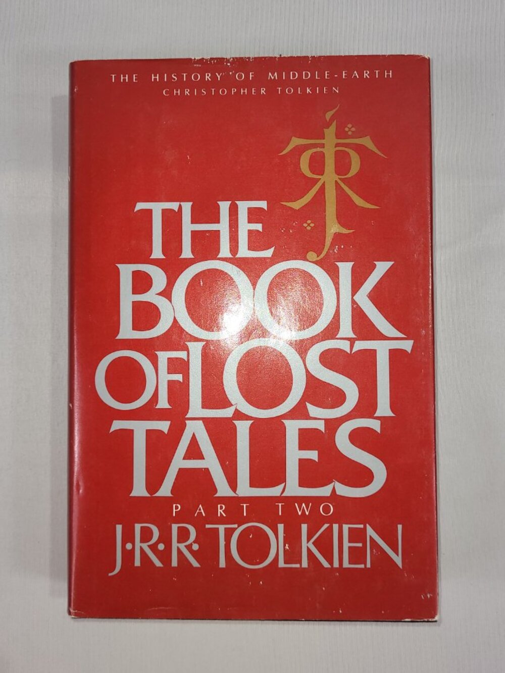 JRR Tolkien The Book Lost Tales  1984 Hardcover Book Club First Edition Hardback